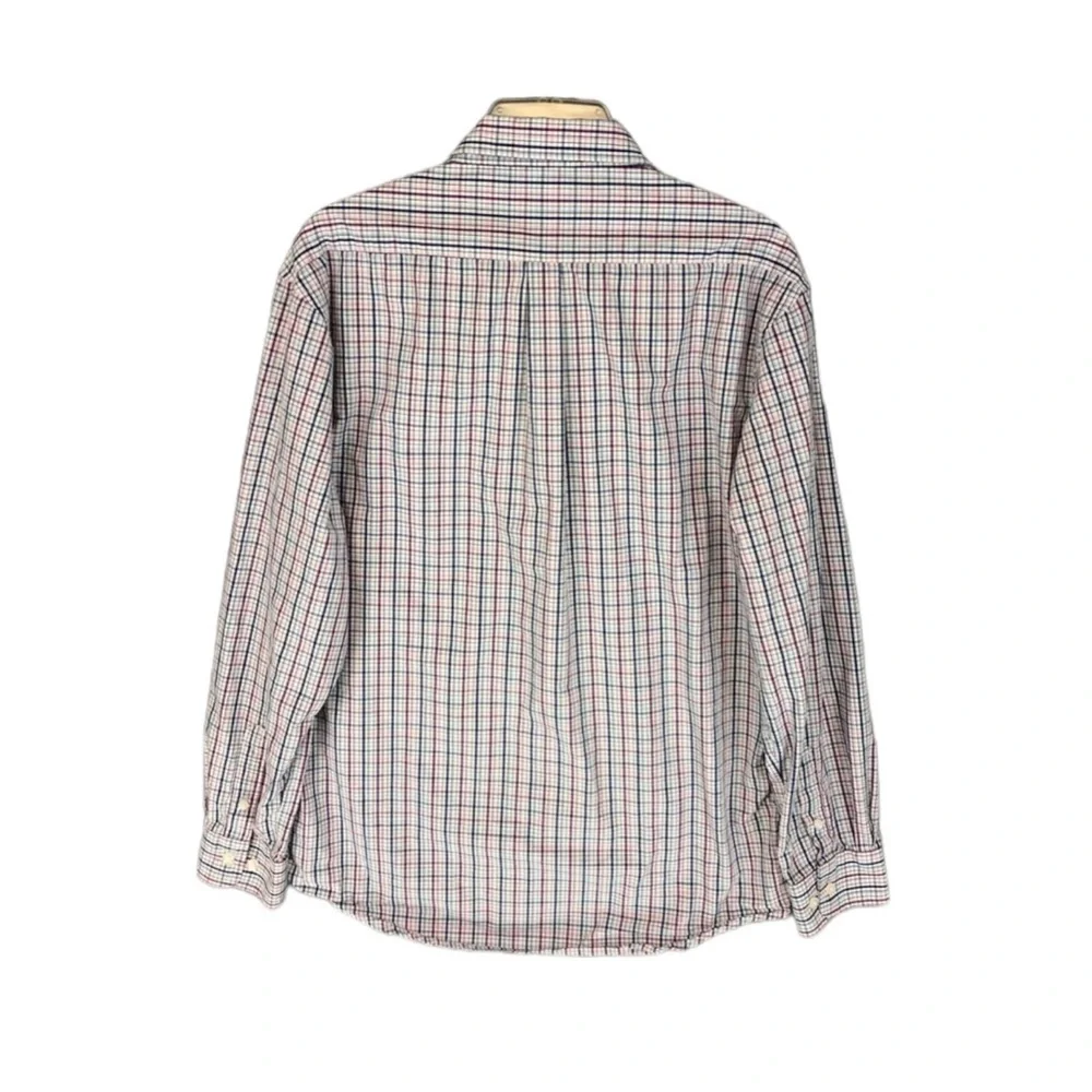 NAT NAST Luxury Originals L/S Button Down Checked Shirt Size Medium